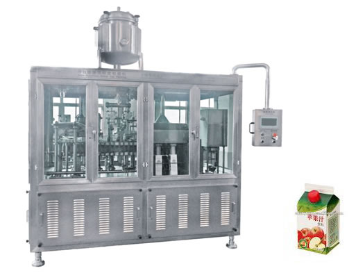 Semi-auto gable top carton filling machine