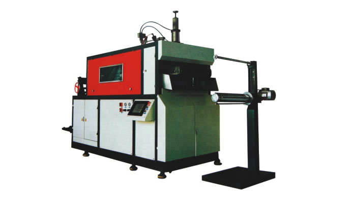 Auto plastic cup thermoforming machine