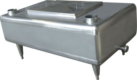 Milk receiving tank