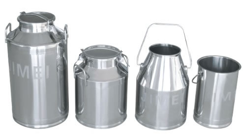 Stainless milk bucket