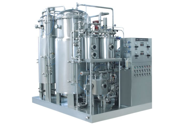 Carbonated drinks mixer